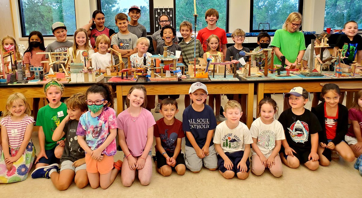 EurekusSTEAM's tweet photo. It was a magical week at Engineer, Invent, Explore Camp! Our teaching team feels so honored to spend time with such a creative and kind crew of young inventors. They spark such inspiration, encourage us to be life-long learners and keep us young-at-heart. #summercamp2022 https://t.co/wDZ4IAEFNi