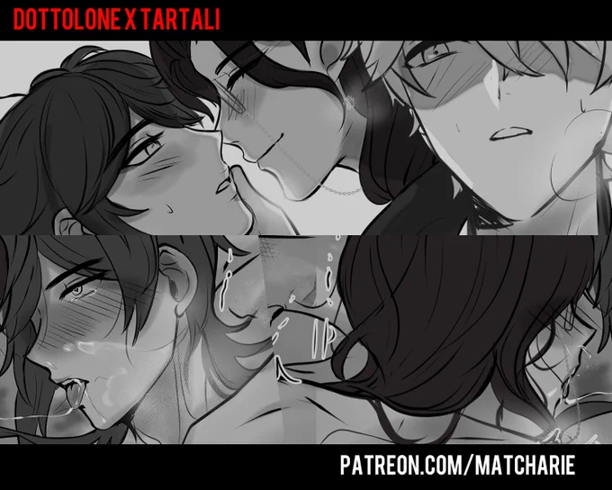 I uploaded Dottolone x Tartali on my patre0n for my generous patronsI also added a preview on my p0ipiku for those who are curious enjoy!#tartali #タル鍾 #Dottolone #Pantalone #Dottore 