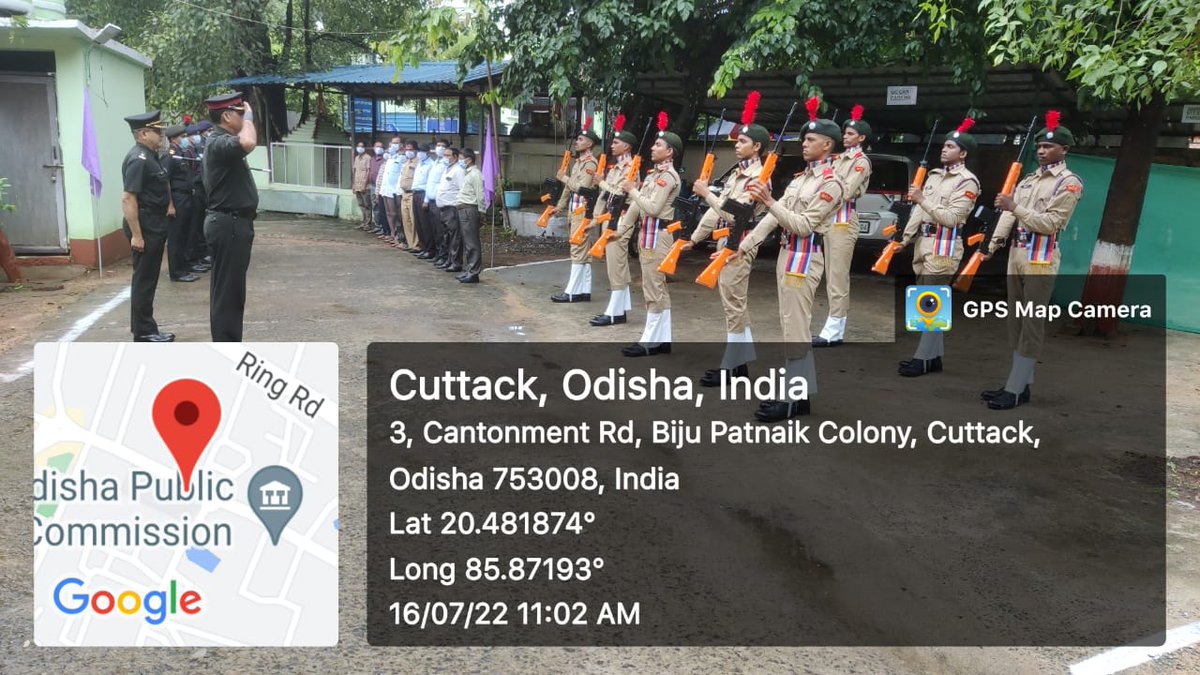 OneODArtyBtyNCC's tweet photo. Annual Administrative Inspection of #1ODArtyBty by Group Commander #NCCGroupCuttack was conducted. #OC1ArtyBtyNCC briefed updates on Unit Administration, #NCCTraining & #NCCInfrastructure being developed for #NCCGroupCuttack
@utkalpride @kalinga_sagar @HQ_DG_NCC @DHE_Odisha https://t.co/qvxh60sPPU