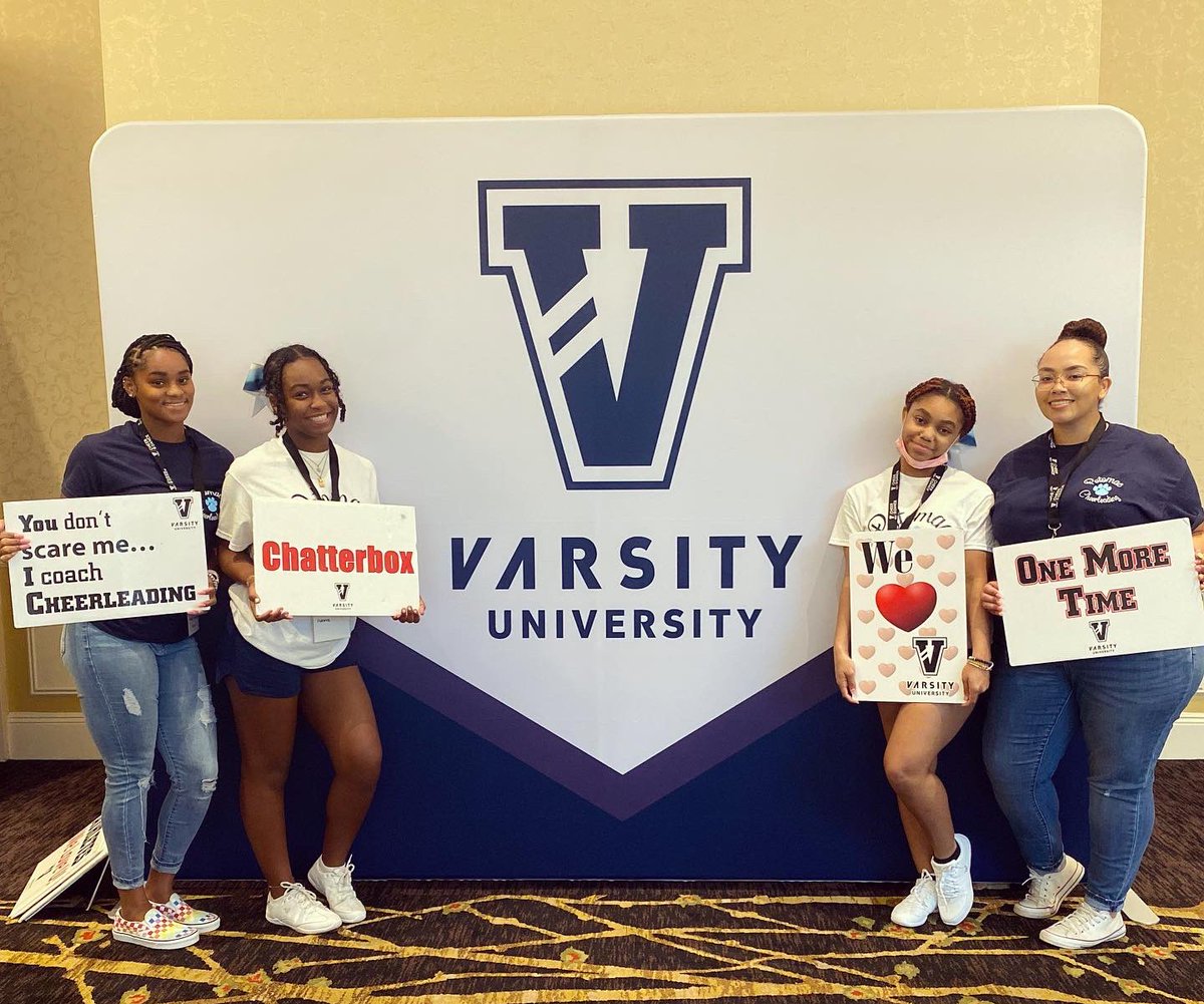 Repping Potomac Cheer at the Varsity Cheer Conference today💙🐾