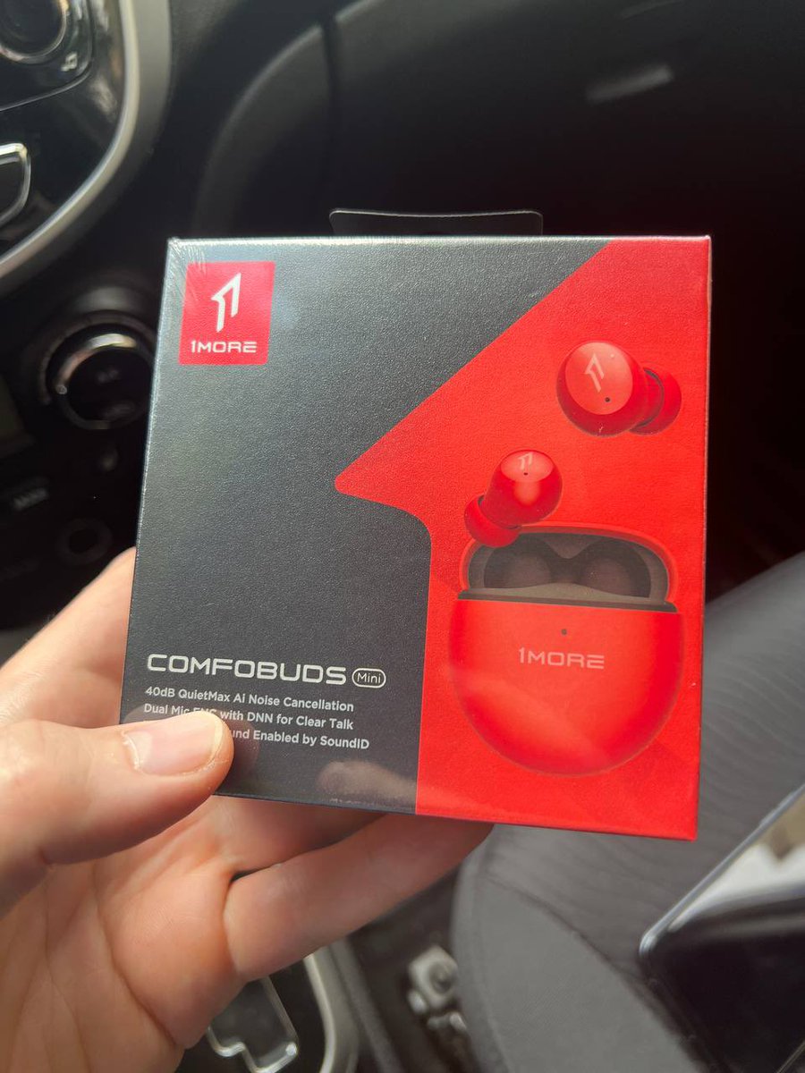jackiec62808687's tweet photo. picture by https://t.co/pGNxaCtqjM
1MORE Mini arrived so fast looking forward new in red whether it is accept by fans and partner💯💯 #1more #ComfoBudsmini https://t.co/CtWxHDb5GS