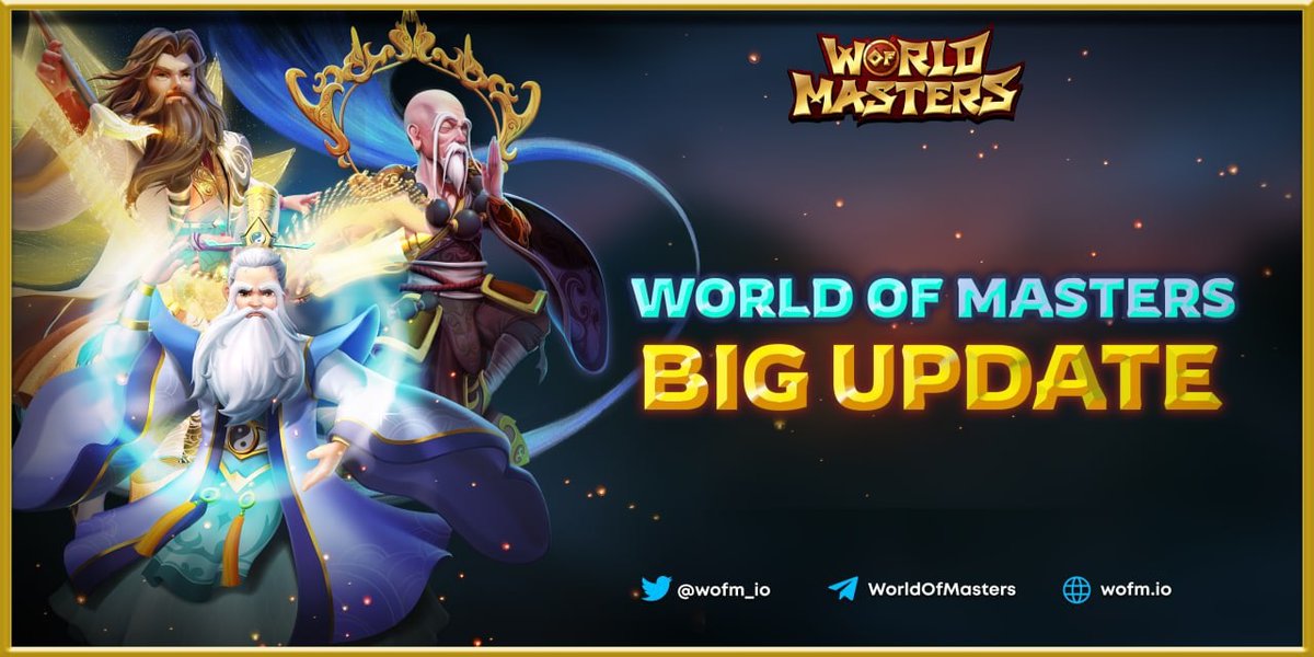 wofm_io's tweet image. 📣  Big Update is coming 📣 

Next week,18 - 24 July, World of Masters will conduct many updates to improve game quality and burn tokens.

👉 Details of the next week&apos;s updates are as follows:

18 July from 2AM UTC 
Estimated time: 24hr
