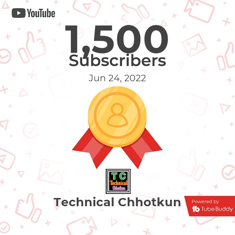 TChhotkun's tweet photo. Thank you my youtube family 👑
#YouTube #newyoutuber #Subscribe #1ksub
@TChhotkun https://t.co/lQrVn0Lqcg