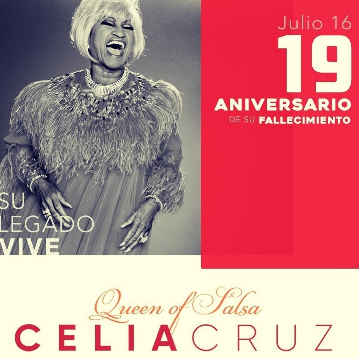 CELIA CRUZ, 19 years after her physical departure, we always remember her talkative, happy, singing, friend, wife, sister, but above all things, her beautiful voice. Her legacy is more alive than ever because she still has much to teach us  <a href="/celiacruz/">Celia Cruz</a>  #celiacruz  #🎤