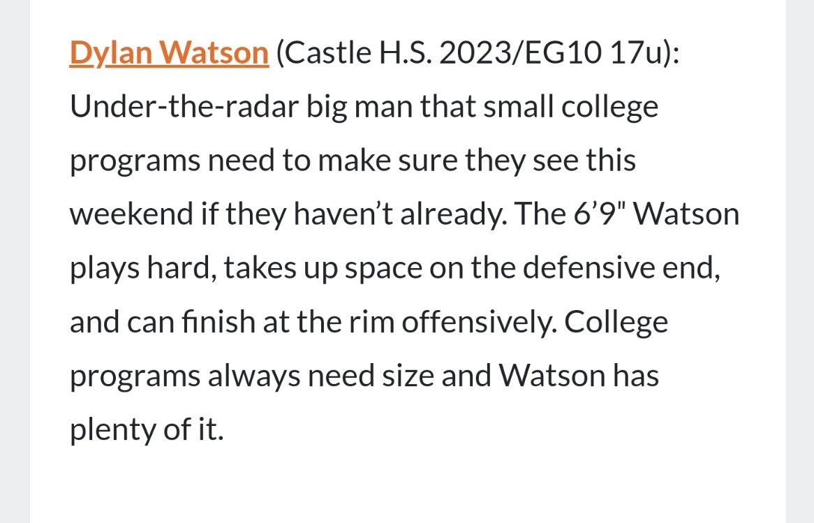 Thank you for the write up! @PrepHoopsIN @PrepHoopsIN