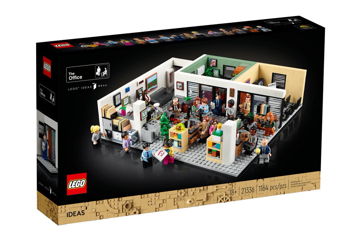 LEGO dévoile un set dédié à la série culte "The Office". Avec 15 minifigurines.
Dispo en octobre prochain.
kultt.fr/lego-devoile-u…