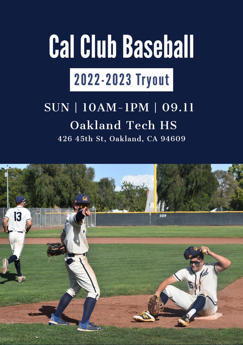 Come join the Cal Club Baseball family!