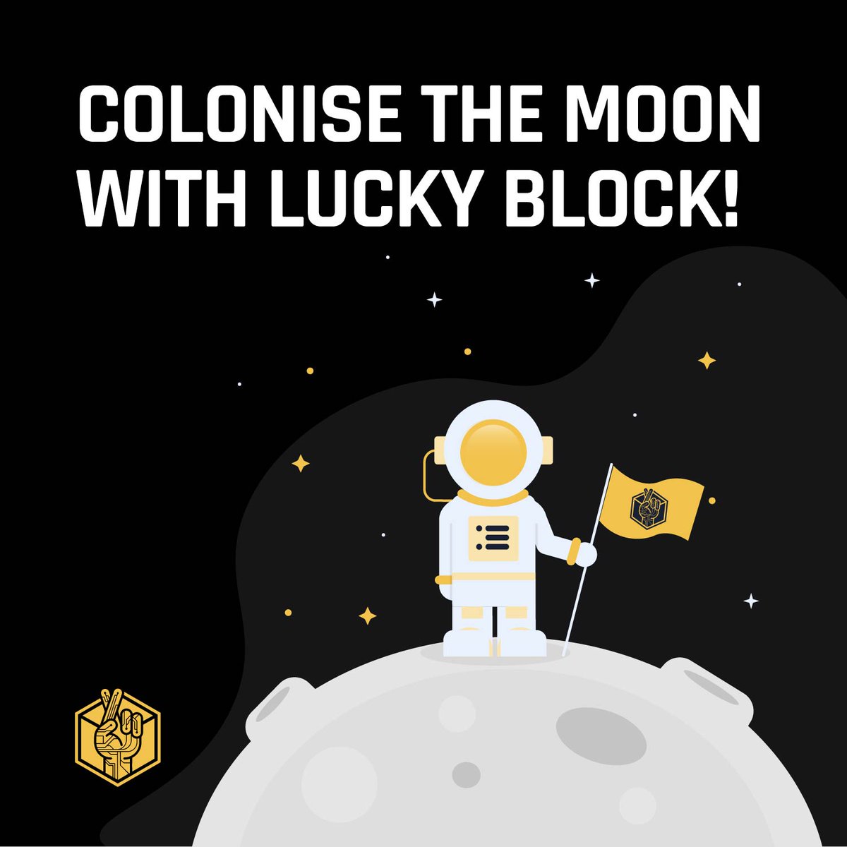 If you'd fly to the moon with Lucky Block what would be your first words after landing? ⬇️🗣️

#ToTheMoon #crypto #cryptocommunity
