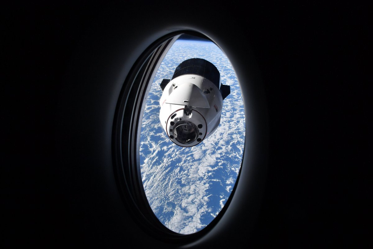 Here there be dragons! Welcome aboard SpX-25! Congratulations to the <a href="/SpaceX/">SpaceX</a> and <a href="/NASA/">NASA</a> teams on a successful docking!