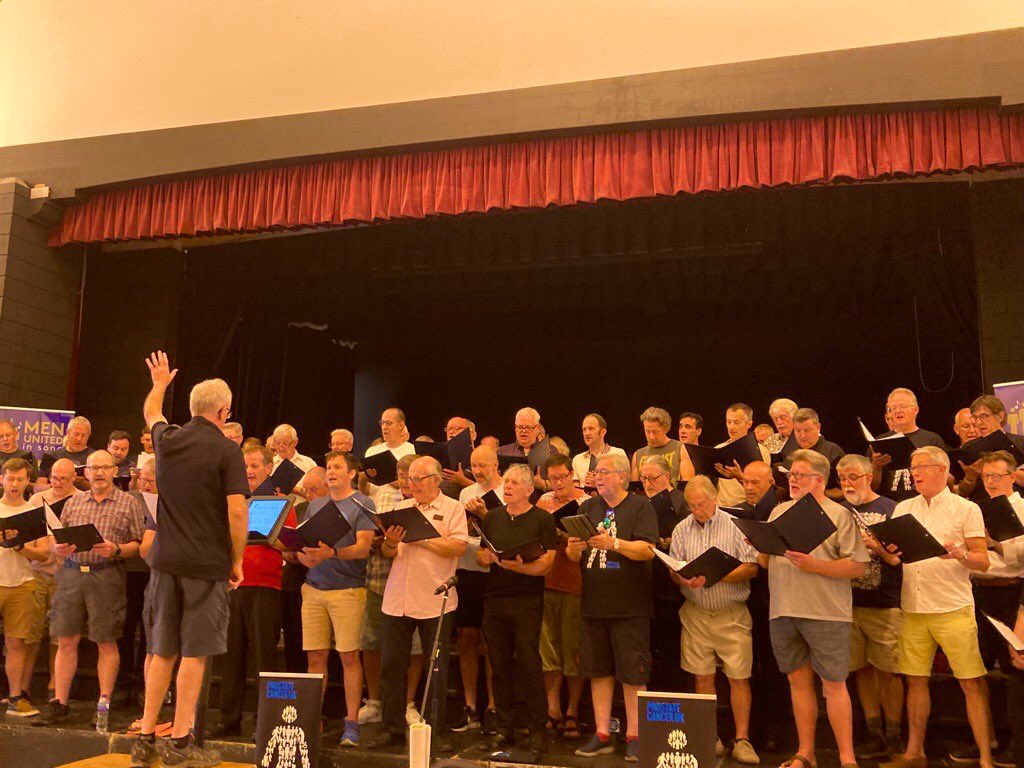 DoverDC's tweet photo. 🎶 Final rehearsals for tonight’s Men United in Song gala concert in aid of @ProstateUK with a sell out crowd of 700 due at Duke of York’s later this evening https://t.co/3D3FRJrErv https://t.co/TFChjnbkuy