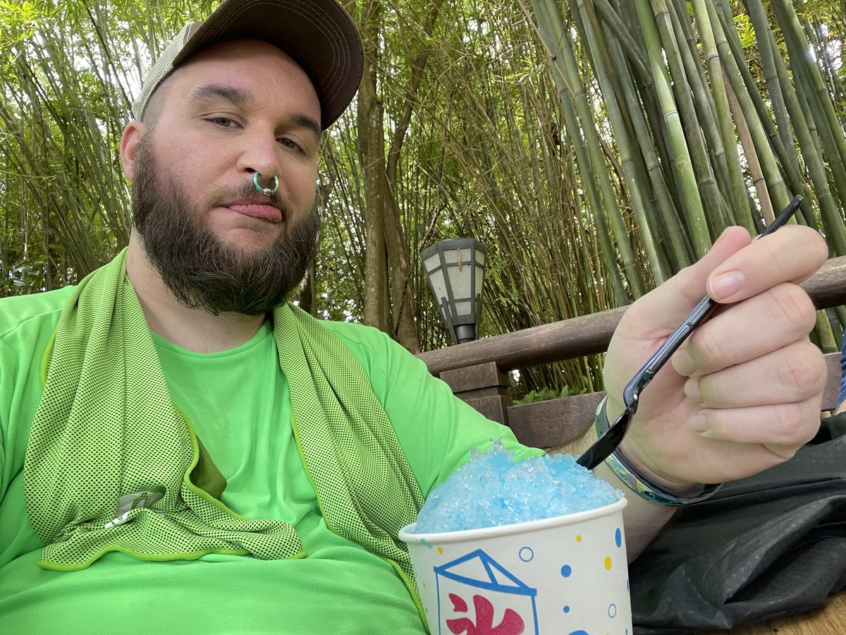 Shaved ice at Disney it’s so good