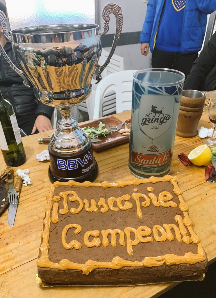 Hoy se festeja 🥂🍖🎂🏆⚽️🍾