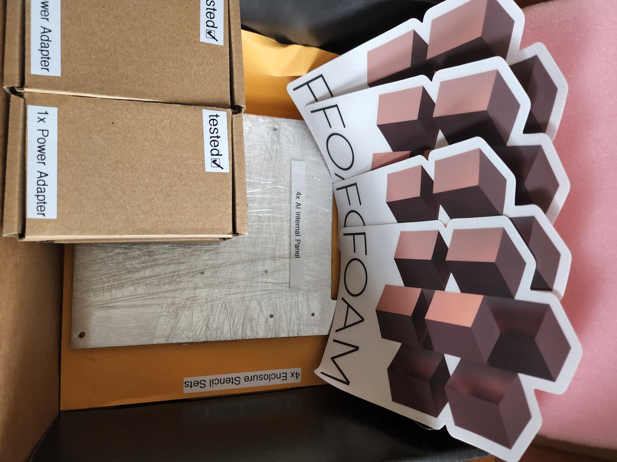 TopCryptoTrader's tweet photo. Shout out to @foamspace for getting these here on the double. Super excited to start obtaining more parts to build the anchors. Great job @frothcity @nameloceroom &amp; the rest of the team. $FOAM #FutureofGPS https://t.co/UBuIEAp6Zy