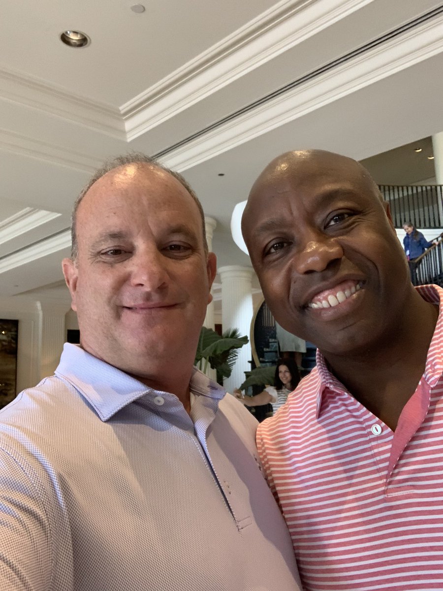 MLockliear's tweet photo. Thank you Senator Scott … always good to spend a few minutes with you. https://t.co/NNUmrcpqv6
