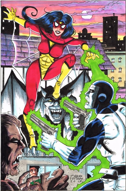 iamluke85's tweet photo. #spiderwoman by #brianpostman https://t.co/v6QOAuRt6x