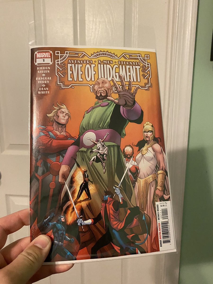 Started reading Eve of Judgement last night. So far not sure how to feel about it. I got a few pages left but so far I think the Free Comicbook Day preview of Judgement Day was a better start or preview to the event #marvelcomics #marvel #comics