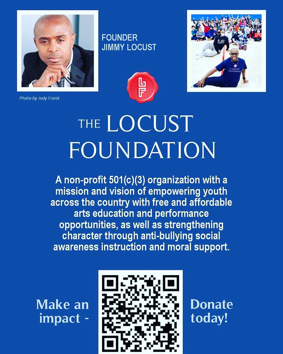 TheLocustFndn's tweet photo. We are changing children’s lives by providing Free Arts Education Classes in our communities.  As of today we’ve awarded over $7000 in scholarships! To donate $5, $10, $25 or more click link. We Thank you in advance! https://t.co/SIV1UKTqEk https://t.co/Fl6J9jbgKq