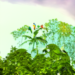 BrainArtLabs's tweet photo. "Monkey island in paradise jungle. Parrots in the trees."
Both happy and sad that no monkeys were generated. I did ask for parrots on monkey island though so good job AI๐ต๐
#ai #aiart #aiartwork #liminal #liminalspace #liminaldiffusion #parrot #island #digitalart https://t.co/t0AlE63txU