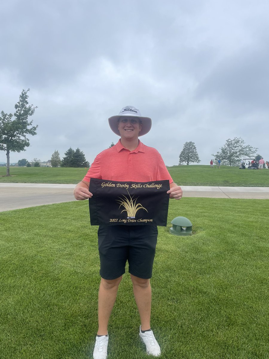 #GoldenDerby Skills Challenge winners. Jason Holwerda Closest To Pin, Bob Brummel Senior Long Drive, Brock DeBoer Long Drive