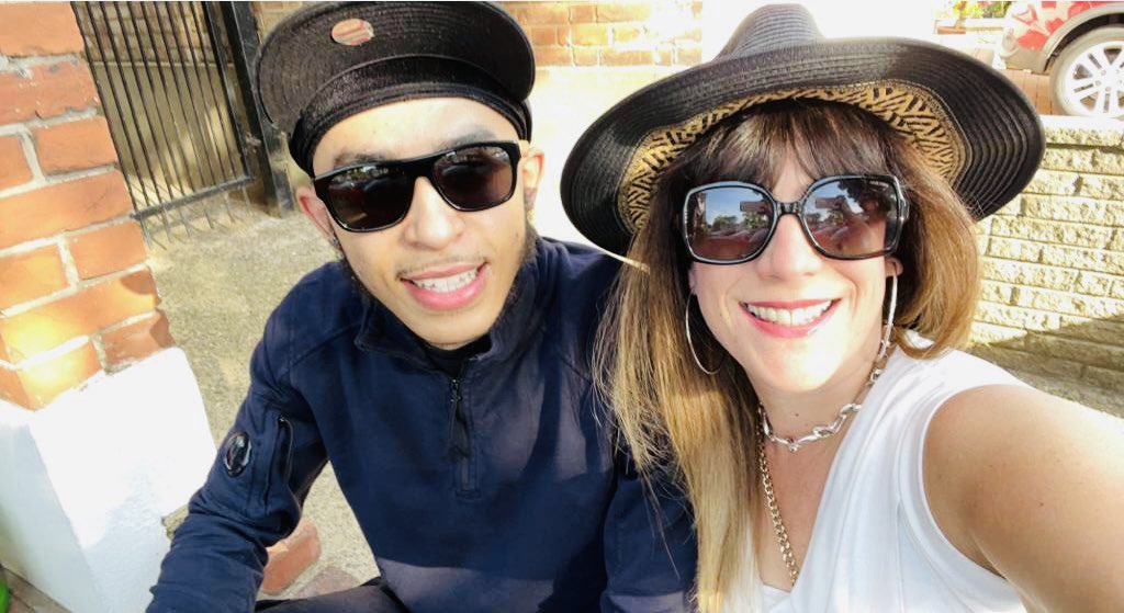 Night out with my eldest son making the most of this beautiful weather 😎