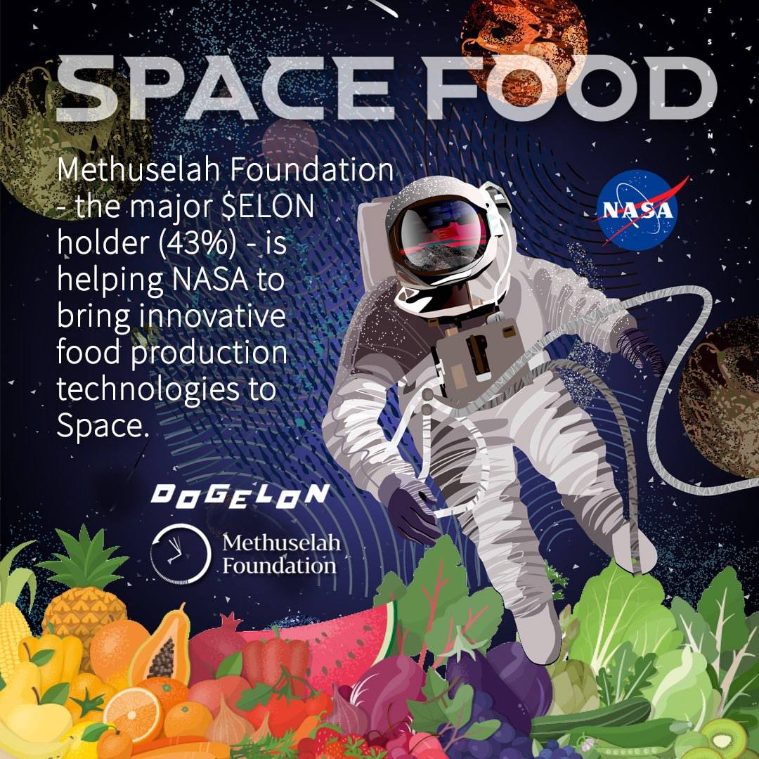 @DogelonWarriors @VitalikButerin @mfoundation @NASA @DeepSpaceFood #dogelonmars #Methuselah #elongevity