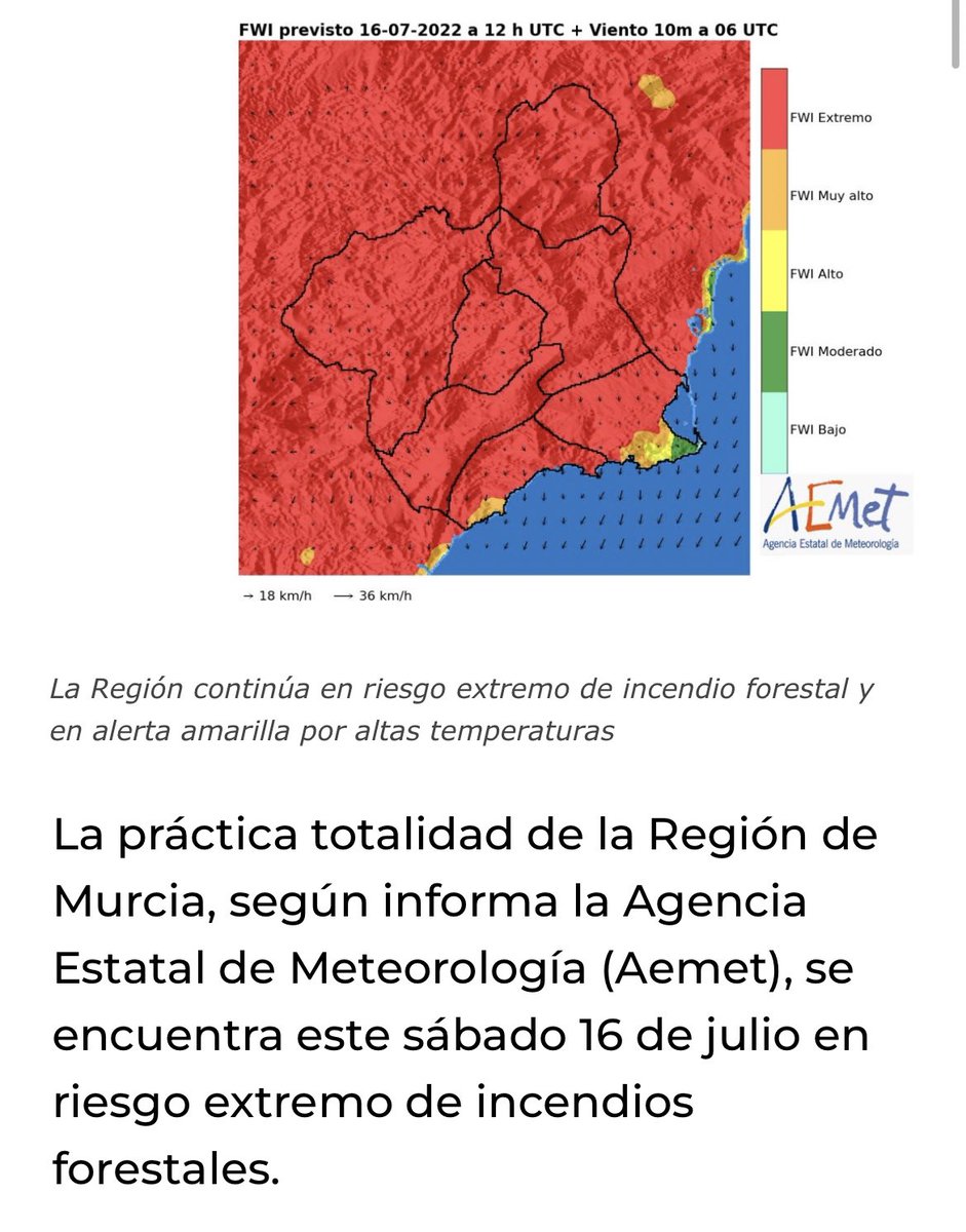 Mientras la práctica totalidad de la Región de #Murcia se encuentra hoy en riesgo extremo de incendios forestales, el “gobierno” de la <a href="/regiondemurcia/">Gobierno de la Región de Murcia</a> tiene a la región sin bomberos; con parques cerrados o sin efectivos día tras día.

El (ir)responsable de ello: <a href="/LopezMirasF/">Fernando López Miras</a>