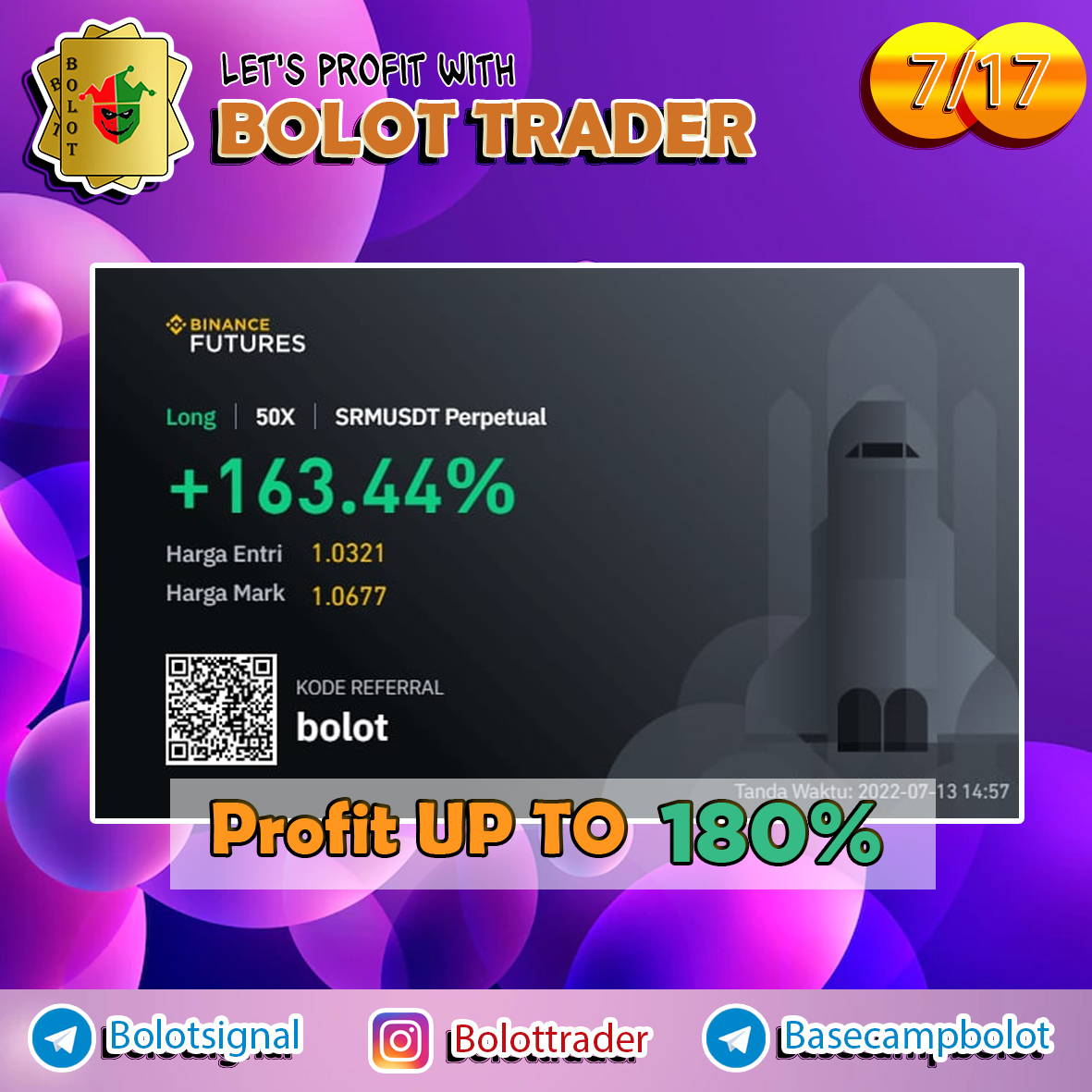 bolottrader's tweet photo. 2 Signal FROM BOLOTTRADER MANAUSDT in few day Profit Up to 350%

Our channel: https://t.co/rZsyo4ov2m

$uni #unıswap  #uniswapnews #btcusdt $btc $holo $bnb #bitcoin #bittorent #binance  $coti $HNT $AR #signalcryptocurrency  #signaltrading #coti $AXS $Shib https://t.co/w7dGQwlLgw