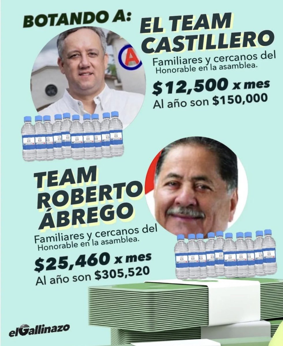 ElGallinazo's tweet photo. ¿Como ahorrarnos un millón de dólares al año? Botando un par de inservibles: https://t.co/mBZTPbK83p