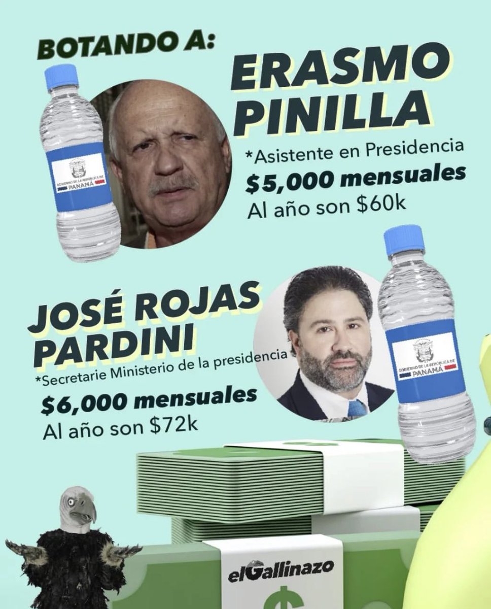 ElGallinazo's tweet photo. ¿Como ahorrarnos un millón de dólares al año? Botando un par de inservibles: https://t.co/mBZTPbK83p