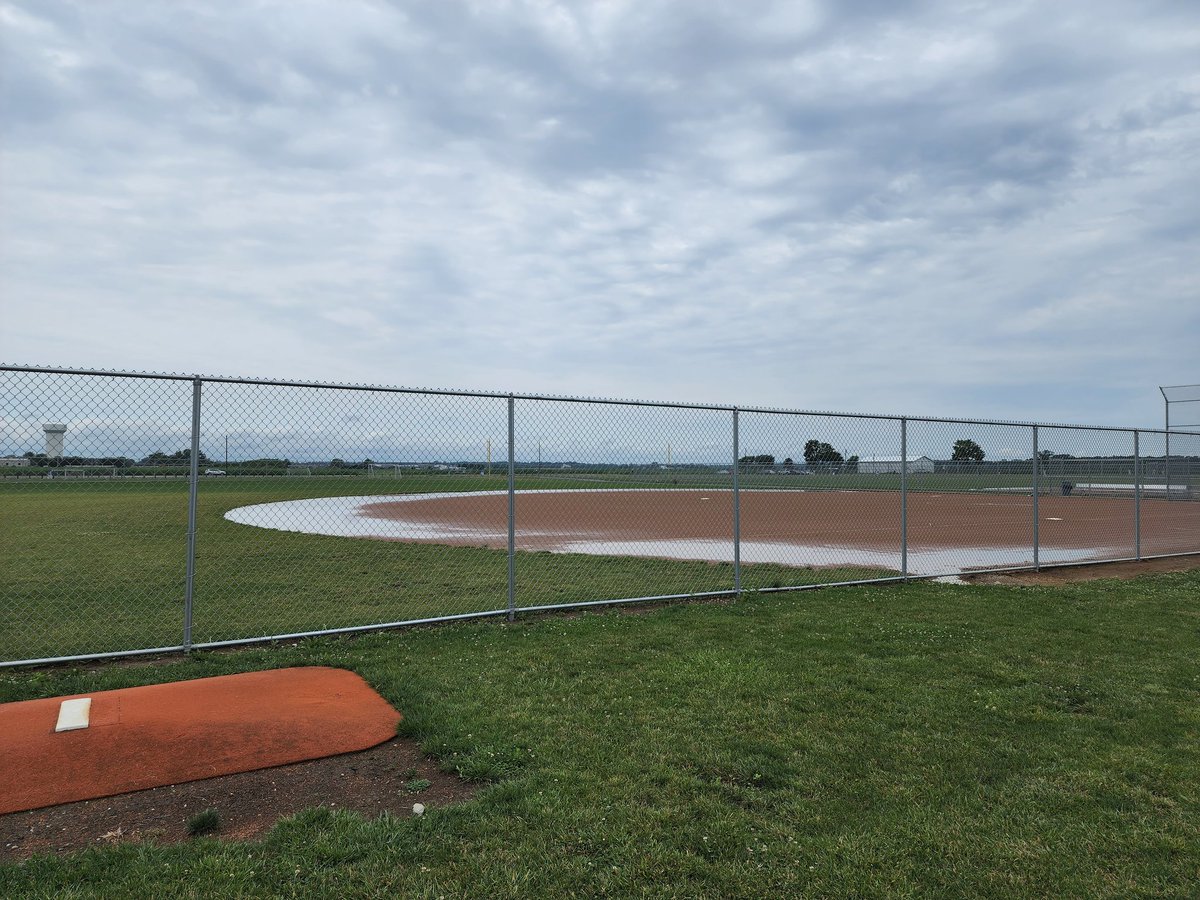 MJBSAUpdate's tweet photo. As of 1:30 pm today this is what fields 5, 6, 7 and 8 look like.   With more rain in the forecast over night, we are making the hard decision to Postpone the Jamboree and All Star Games to Sunday 7/24/22.  More details to come. https://t.co/D7lpA68uSN