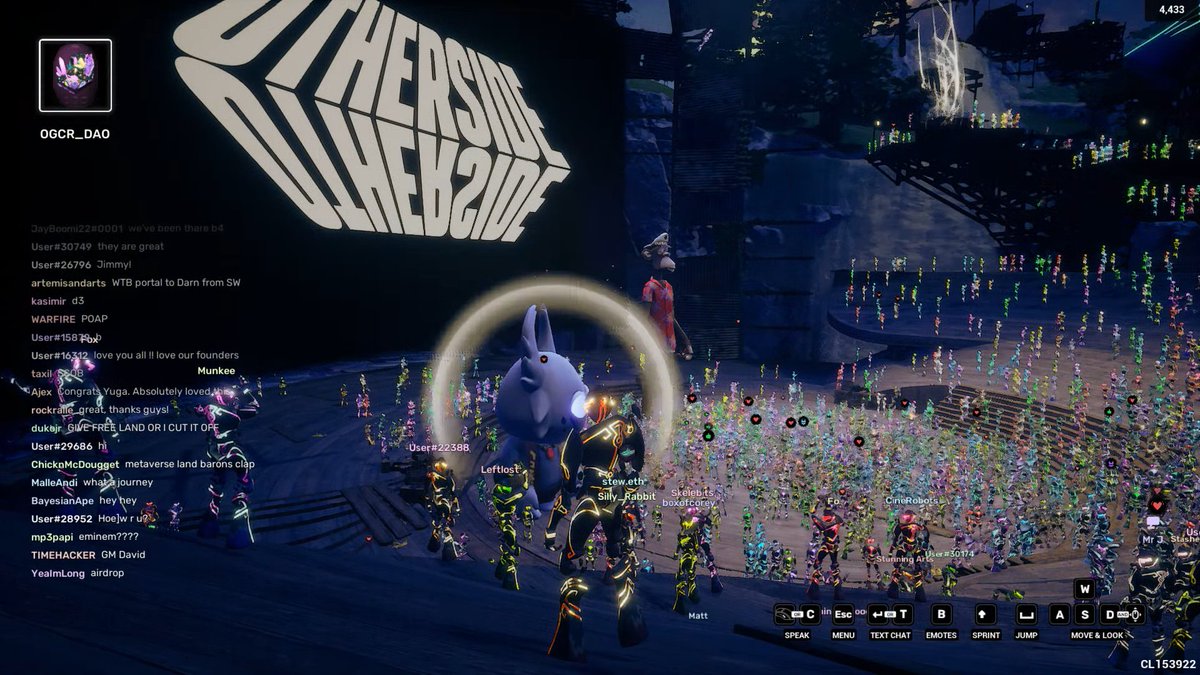 ogdotart's tweet photo. We jumped on our #Otherdeed and landed with the OG:CR DAO to the #OthersideMeta! Such an amazing event, congratulations to the @yugalabs team for this amazing #metaverse experience. We are already craving more! 🤩 https://t.co/3tK4kZ4oR6