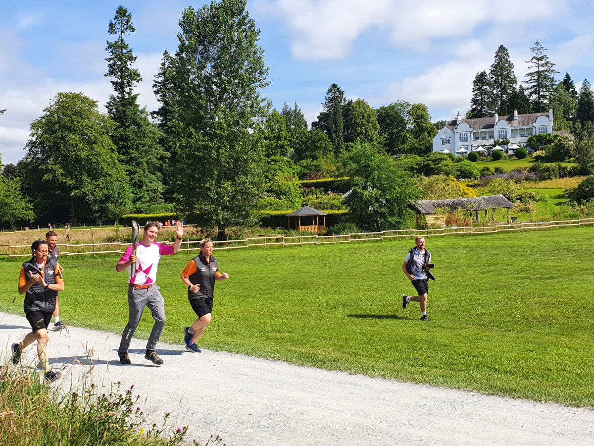It was great to be at <a href="/brockhole/">Brockhole</a> for the Queen's Baton Relay today. Amazing weather too. #qbr2022
