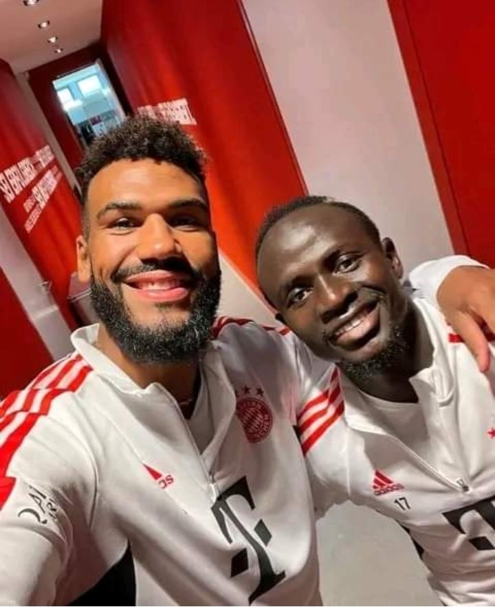 #BayernMunich: une retrouvaille des #Lions 
Le #LionIndomptable, #ericmaximchoupo-#Moting et le #LiondelaTeranga, #SadioMane10 se retrouvent après la #CAN2021. #sadiomaneofficiel, nouvelle recrue du #Bayern va évoluer aux côtés du #Camerounais, #Choupo-#Moting,Mûller UCL à venir