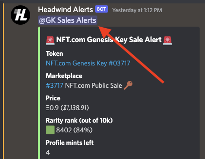 HeadwindLabs's tweet photo. We just launched a new feature together with @NFTcomofficial to enable opt-in mobile push notifications for our Genesis Key sales and listing alerts for the https://t.co/GpE0siUj4h Discord community!

1/ https://t.co/VXWQp2d8wb