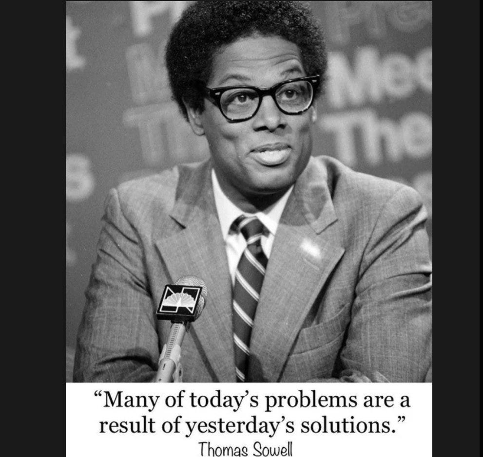 PerBylund's tweet image. It's very difficult to be so spot-on right as much as Prof. Sowell has been (and continues to be). And he's also unafraid. He's a true hero and should be celebrated as such.