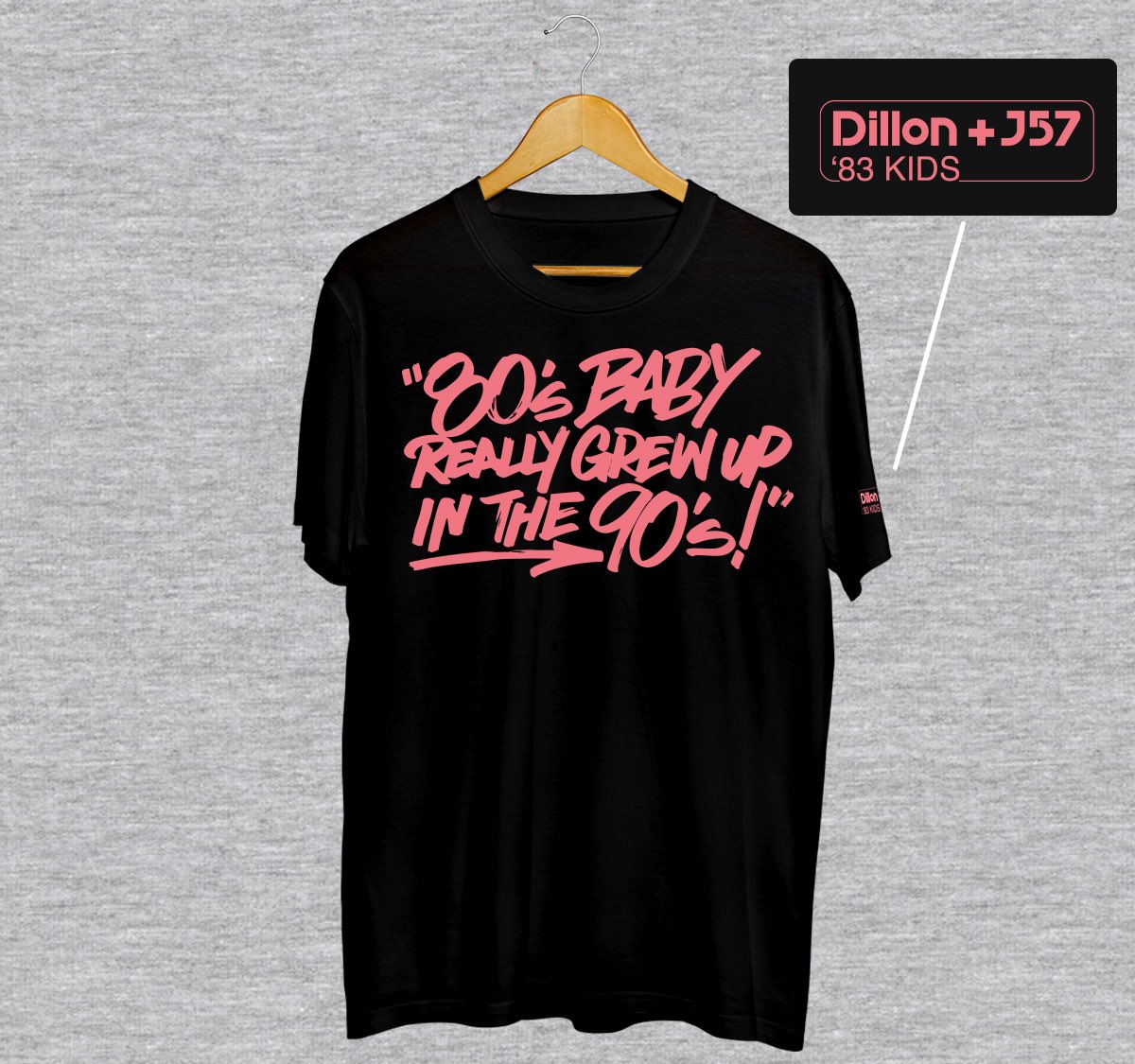 FullPlateFam's tweet photo. 80’s Baby Really Grew Up In The 90’s
New tee + bundles on deck from Dillon & J57. For the #80sBabies and #90sKids out there: https://t.co/QXxyEqpxBP
#DillonAndJ57 #J57 #83Kids #FiveSe7enCollective #FullPlateFam @j57 @DillonMaurer @Five7Collective @Soulspazm @Kenski_NUFSED https://t.co/daG7cyVnxh