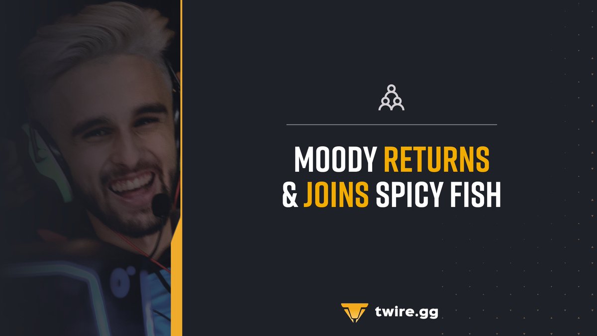 Moody has returned to competitive PUBG and has joined <a href="/SpicyFishPUBG/">Football</a> together with SimplyMatt. 🌶🐟

📰 Read more: twire.gg/en/pubg/news/3…

#PUBGnews