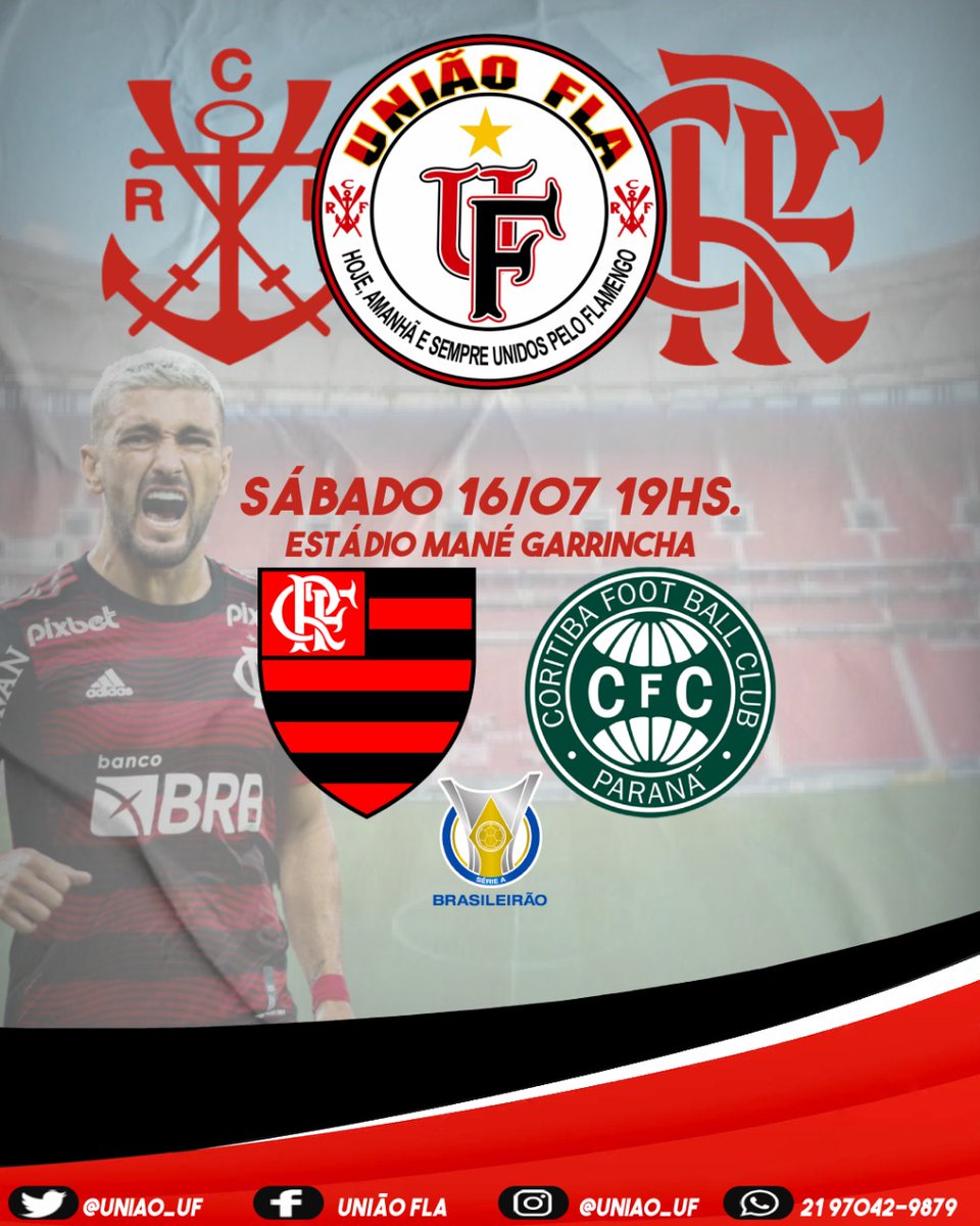 uniao_uf's tweet photo. 🔴⚫ HOJE TEM FLAMENGO🔴⚫
.
.
Quer conhecer a UNIÃO FLA. Entre em contato com o link na Bio 🔥
.
.
#flamengo #crf #uniaofla #uf #hojeamanhaesempre  #unidospeloflamengo #desde2014 #aondeestiverestarei https://t.co/SSSTfgsVoE