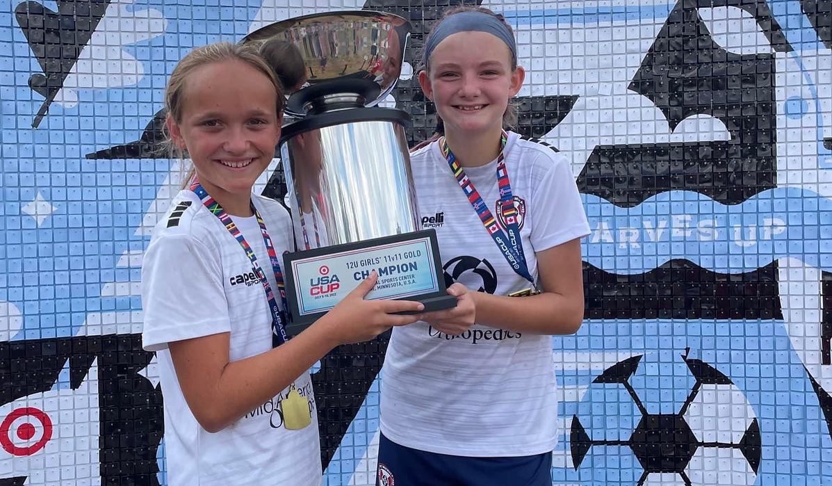 fcwacademy's tweet photo. The 2010G are USA CUP Champions 🏆🇺🇸… 6 hard fought games over 5 days in Minnesota then winning the championship in PK’s on the 8th shooter. ❤️💙🤍
🎶Wichita we are here🎶
#fcwichita #usacupchamps #3ptsforthegirls #yourteamyourcommunity #togetherforwichita #leadersplayhere https://t.co/1XjwU12Wlu