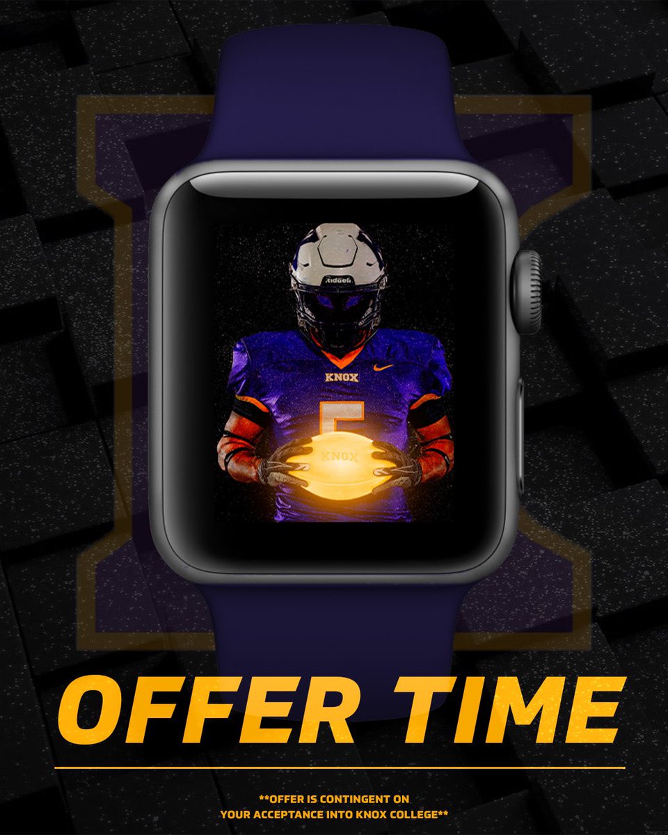 Thankful to announce I have received an offer from <a href="/FB_KnoxCollege/">Knox College Football</a>!! <a href="/CoachDomParello/">Dom Parello ‘19</a> <a href="/CoachWillits/">Aaron Willits</a> <a href="/McHenryFootball/">McHenry Football</a> <a href="/coachbeard/">Chris Beard</a> <a href="/CoachSaboFIST/">Kevin Sabo</a> <a href="/FISTFootball/">FIST FootballAcademy</a> <a href="/DeepDishFB/">DEEP DISH FOOTBALL</a>