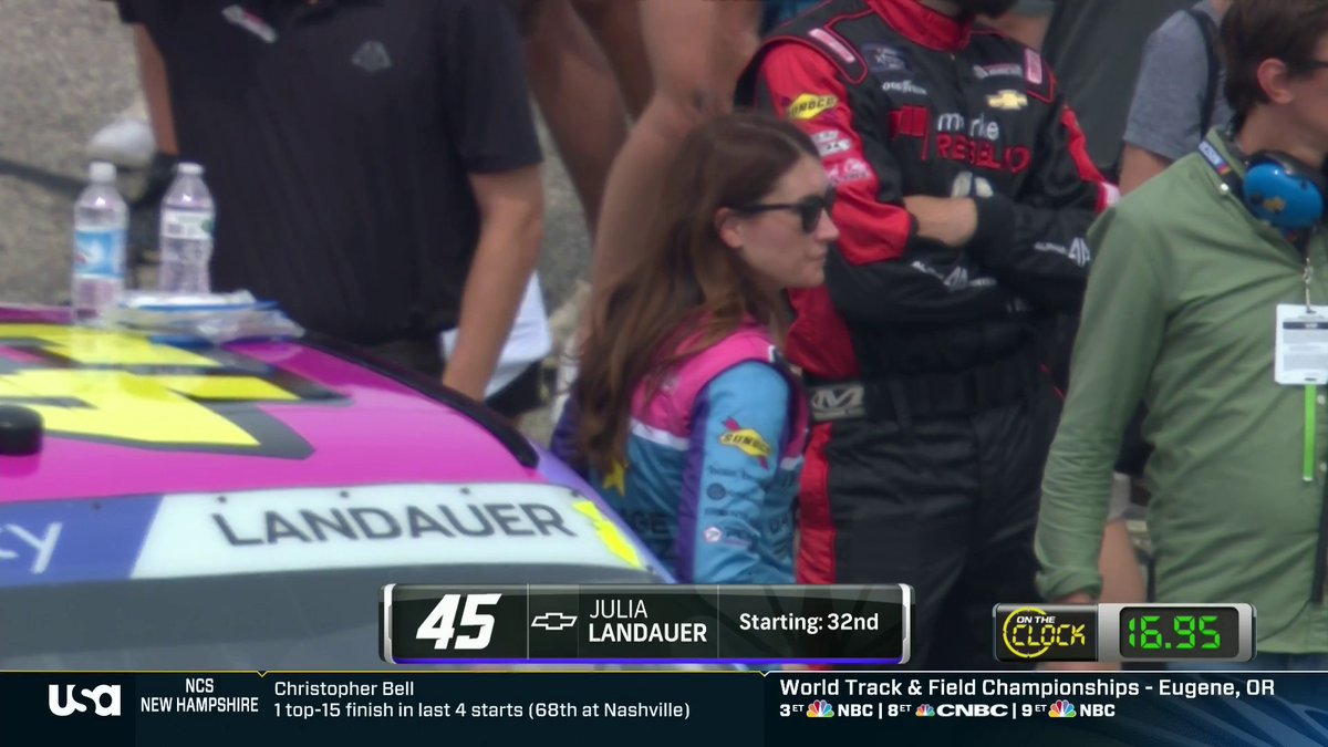 RETWEET if you're watching <a href="/Stanford/">Stanford University</a> alum <a href="/julialandauer/">Julia Landauer</a> make her @NASCAR_Xfinity Series debut today with <a href="/TeamAlphaPrime/">Alpha Prime Racing</a>. 

📺 : <a href="/USA_Network/">Tax Network USA</a>