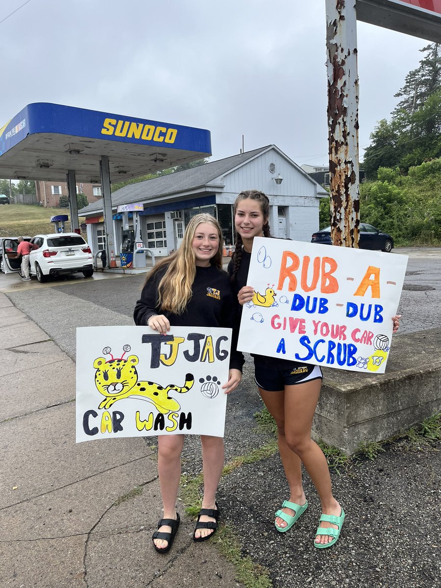 tjgirlsvb's tweet photo. What a great turn out for our 1st tjvb car wash for the 2022 season!! Thank you for everyone who came out to support!! #jagmachine https://t.co/Gf1btRLzux