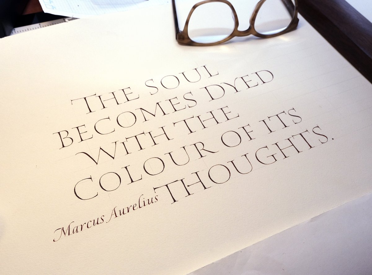 calligperson's tweet photo. A couple of pointed pen capital things #pointedpencalligraphy #HappySaturday https://t.co/dJR5DnIZJn