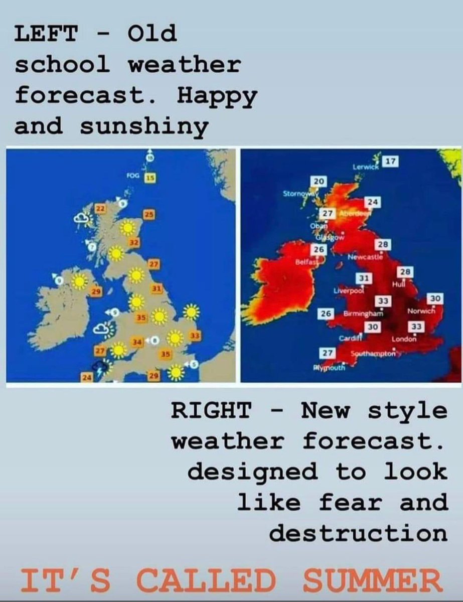 Everything nowadays is a catastrophe…. Get a grip and get your factor 50 out if you are worried I’ll be slapping on the cooking oil 😂

#Heatwave2022 #Suns