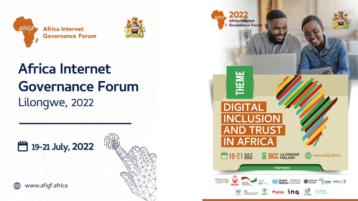 waigf's tweet photo. 📢 Right after the African Youth Internet Governance Forum, follow the IGF Africa 2022, from July 19 to 21, 2022. Several sessions on digital inclusion and trust are planned. 
More info here https://t.co/ElkNagQzCT 

#AFIGF #AFIGF22 #InternetUnited #AfricaUnited #Africa #IGF https://t.co/F6T4oE6Tkj