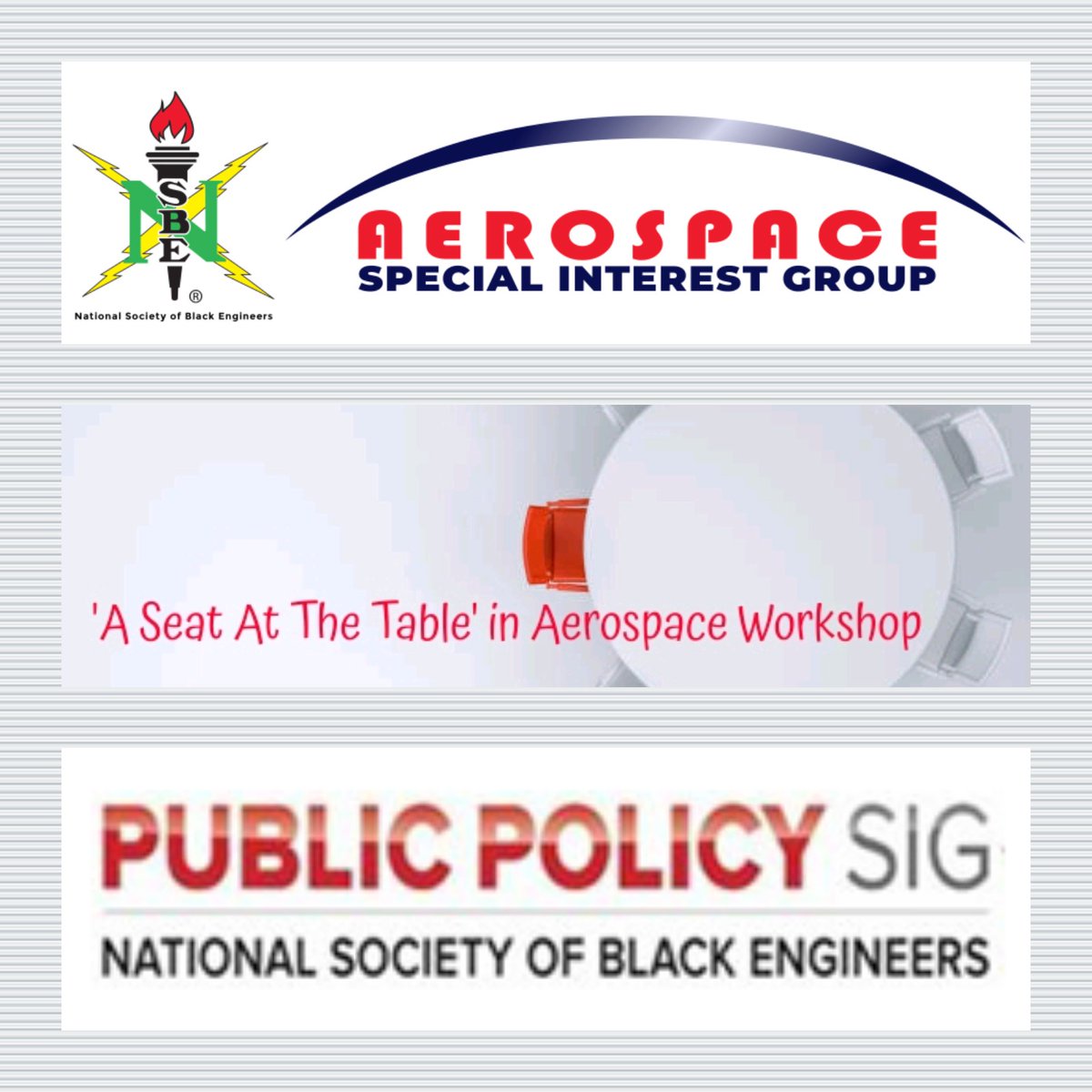 NSBE Aerospace SIG (@nsbe_space) on Twitter photo Apply to join 'A Seat At The Table' in Aerospace #Workshop by July 24th: forms.office.com/Pages/Response…
The #Aerospace SIG has a mission to equip members of all generations with tools to support innovating aerospace solutions throughout their lifetime.
Sponsored by <a href="/NSBEPolicy/">NSBE Public Policy</a> SIG Apply to join 'A Seat At The Table' in Aerospace #Workshop by July 24th: forms.office.com/Pages/Response…
The #Aerospace SIG has a mission to equip members of all generations with tools to support innovating aerospace solutions throughout their lifetime.
Sponsored by <a href="/NSBEPolicy/">NSBE Public Policy</a> SIG