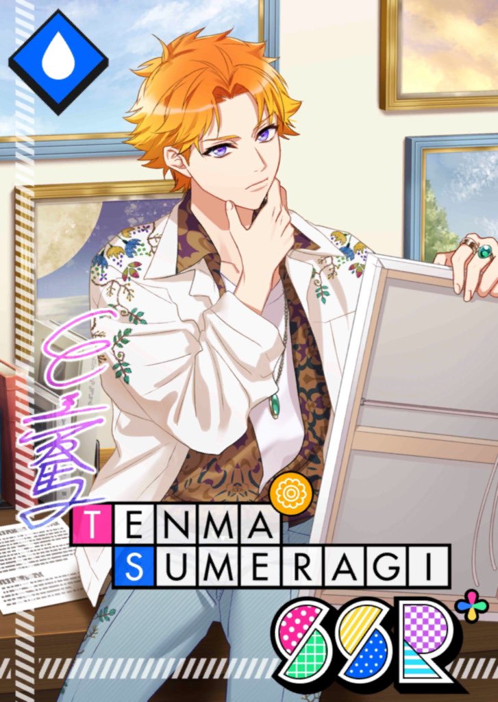 mushibo_'s tweet photo. 【A3! Backstage Translation】

Sumeragi Tenma SSR: Blank canvas ☁️

with the help of homare, summer troupe put tenma through an ‘elegance test’, as a way to practice for his role as a curator. 

read here on tumblr: https://t.co/PDYgFgcgnS https://t.co/1PsVFQ9fFJ