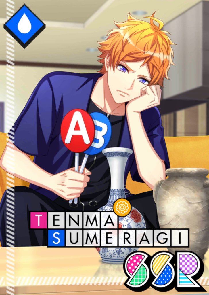 mushibo_'s tweet photo. 【A3! Backstage Translation】

Sumeragi Tenma SSR: Blank canvas ☁️

with the help of homare, summer troupe put tenma through an ‘elegance test’, as a way to practice for his role as a curator. 

read here on tumblr: https://t.co/PDYgFgcgnS https://t.co/1PsVFQ9fFJ