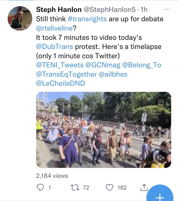 PMc276's tweet photo. There weren’t 100’s at todays #DubTrans  #TransParade https://t.co/LlpA3I24P8