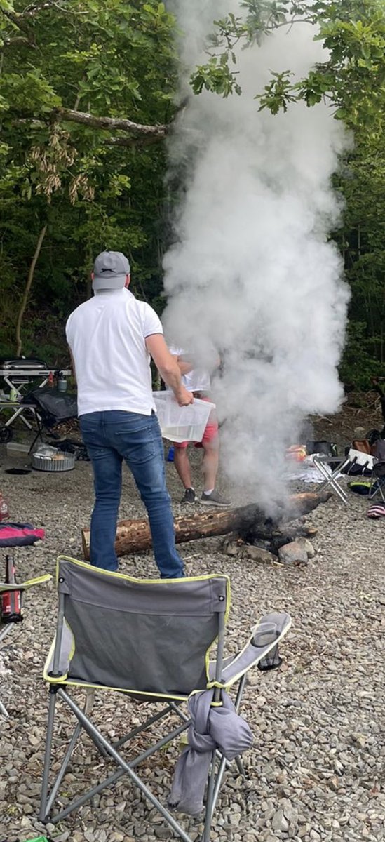 It’s very dry, everywhere. It’s very hot. Everywhere. Your fire could spark a devastating wild fire. Please don’t light any fires or BBQs. Teams of rangers and <a href="/CumbriaFire/">Cumbria Fire & Rescue Service</a> are out and will ask you to extinguish any fire we find you with.  Thanks to this group for doing so.